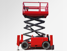 商場室內(nèi)設備安裝升降平臺車的應用