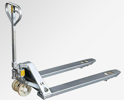 無(wú)塵車(chē)間為什么選擇使用不銹鋼手動(dòng)液壓搬運(yùn)車(chē)